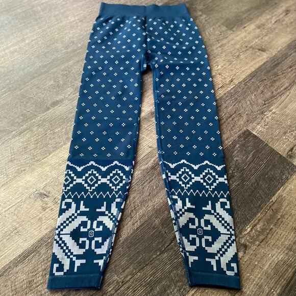 Sweaty Betty Fairisle Base layer legging - Picture 2 of 9